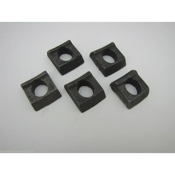 Mobile Home Wheel Rim Clamp "5 Pack" Wedge Block Lowboy Construction Trailer