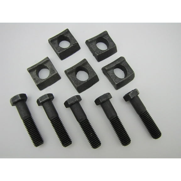 Mobile Home Wheel Rim Clamp & Bolt "5 Pack" Wedge Lowboy Construction Trailer