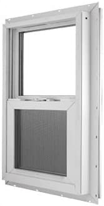 Kinro Mobile Home Replacement Window 30x27 - Vinyl, Insulated Thermopane Glass, Lower Tilt Sash, Screen Included, White - View #2