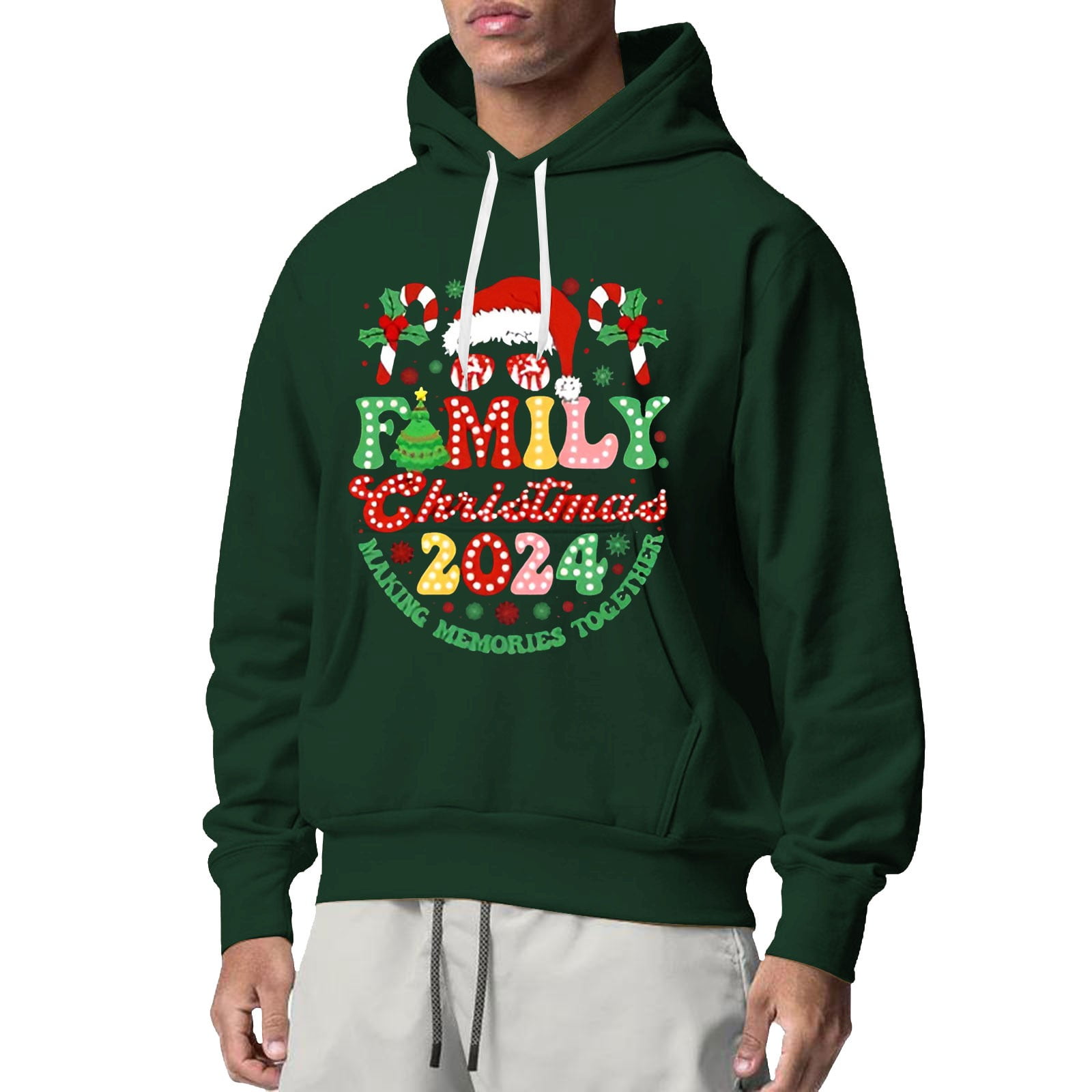 Trui sweatshirt Kerstmis mannen herfst en winter volledige print serie
