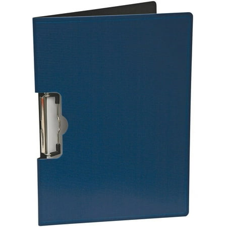 Mobile OPS Portfolio Clipboard With Low-Profile Clip, 1/2" Capacity, 11 x 8 1/2, Blue