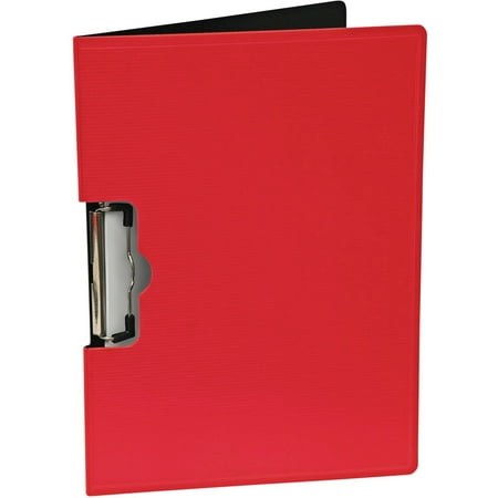 Mobile OPS Portfolio Clipboard With Low-Profile Clip, 1/2" Capacity, 11 x 8 1/2, Red