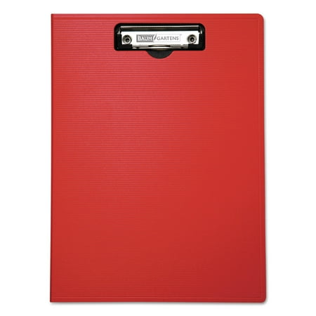 Mobile OPS Portfolio Clipboard with Low-Profile Clip, 1/2" Capacity, 8 1/2 x 11, Red