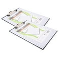 thumbnail image 1 of Mobile OPS Unbreakable Quick Reference Clipboard with Dry Eraseable Transparent Protective Cover, Clear, Pack of 2, 1 of 6