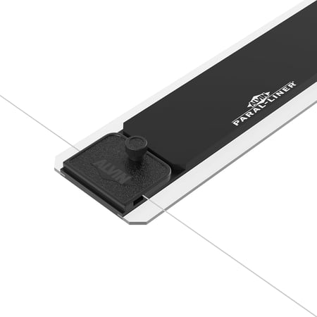 Mobile Parallel Straight Edge 36" Model 1101-36 Drafting and Architecture Tool for Drawing Parallel Lines, Great for Students and Professionals - 36 Inches