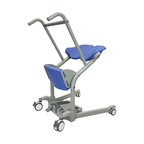 Mobile Patient Lift Ascend & Go Manual Lifting Chair Sit to Stand Transport, 400 lb Limit