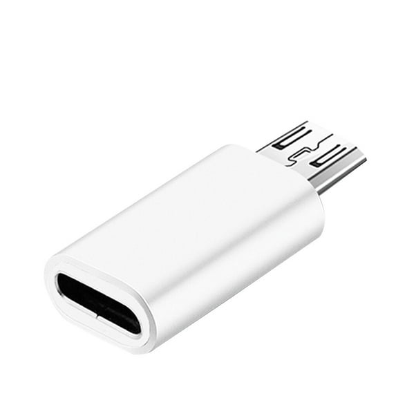 Mobile Phone Adapter Type C Female to USB Charger Cable Replacement for Android Cellphone Laptop, White