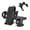 thumbnail image 1 of Mobile Phone Car Holder Mount UrbanX Windshield/Air Vent/Dashboard Cell Phone Holder for Car 360 Degree Rotation Universal Suction Mount Stand Compatible with Motorola Moto G Play (2021), 1 of 8