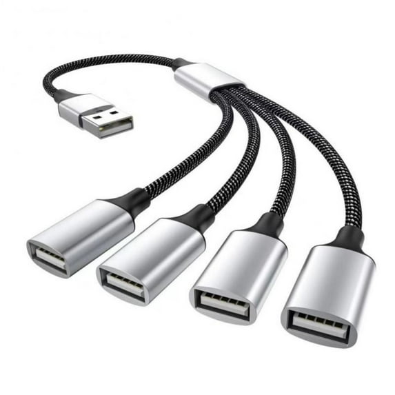 Mobile Phone Extension Cable Converter Type C Hub Charging Splitter OTG Adapter USB Expander 4 IN 1 USB TYPE-A