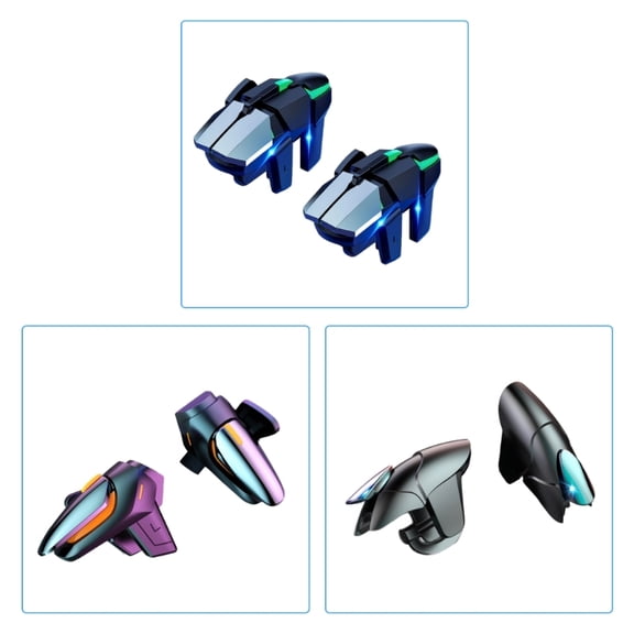 Mobile Phone Game Trigger for PUBG Gamepad Joystick 4/6 Finger Aim Shooting Button Game Controller Shooter Fire Button