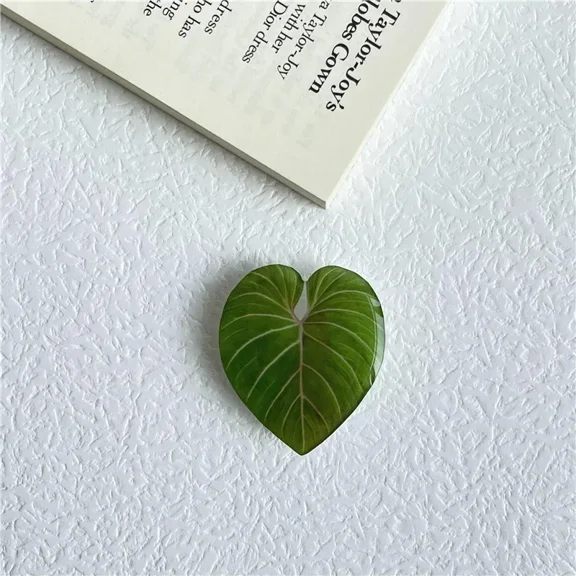 Mobile Phone Holder with Expandable Grip Ring and Cute and Popular Simulation Leaf Universal Foldable Stand for PopSocket2Pcs