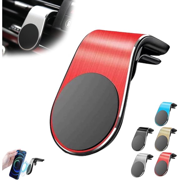 Mobile Phone Navigation Magnetic Bracket, 360° Adjustable & Strong N52 Magnet, Car Phone Mount, Magnetic Phone Car Mount Holder, Dashboard Windshield Air Vent Compatible, Universal for All Phones