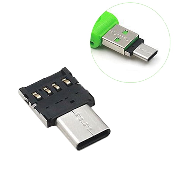 Mobile Phone PC Tablet Type-C to USB OTG Adapter Converter Connector for MacBook
