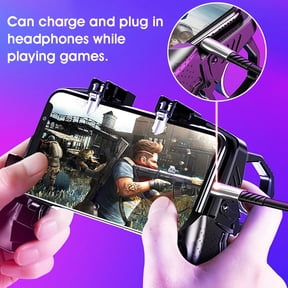 Mobile Phone PUBG Game Controller L1R1 Shoot and Aim Trigger Joystick Ergonomic Gamepad for PUBG Mobile/Knives Out,Phone Gaming Controller for 4.7''- 6.5'' Android & iOS