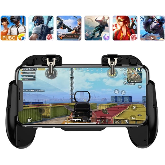 Mobile Phone PUBG Game Controller L1R1 Shoot and Aim Trigger Joystick Ergonomic Gamepad for PUBG Mobile/Knives Out,Phone Gaming Controller for 4.7''- 7.0'' Android & iOS (H6)