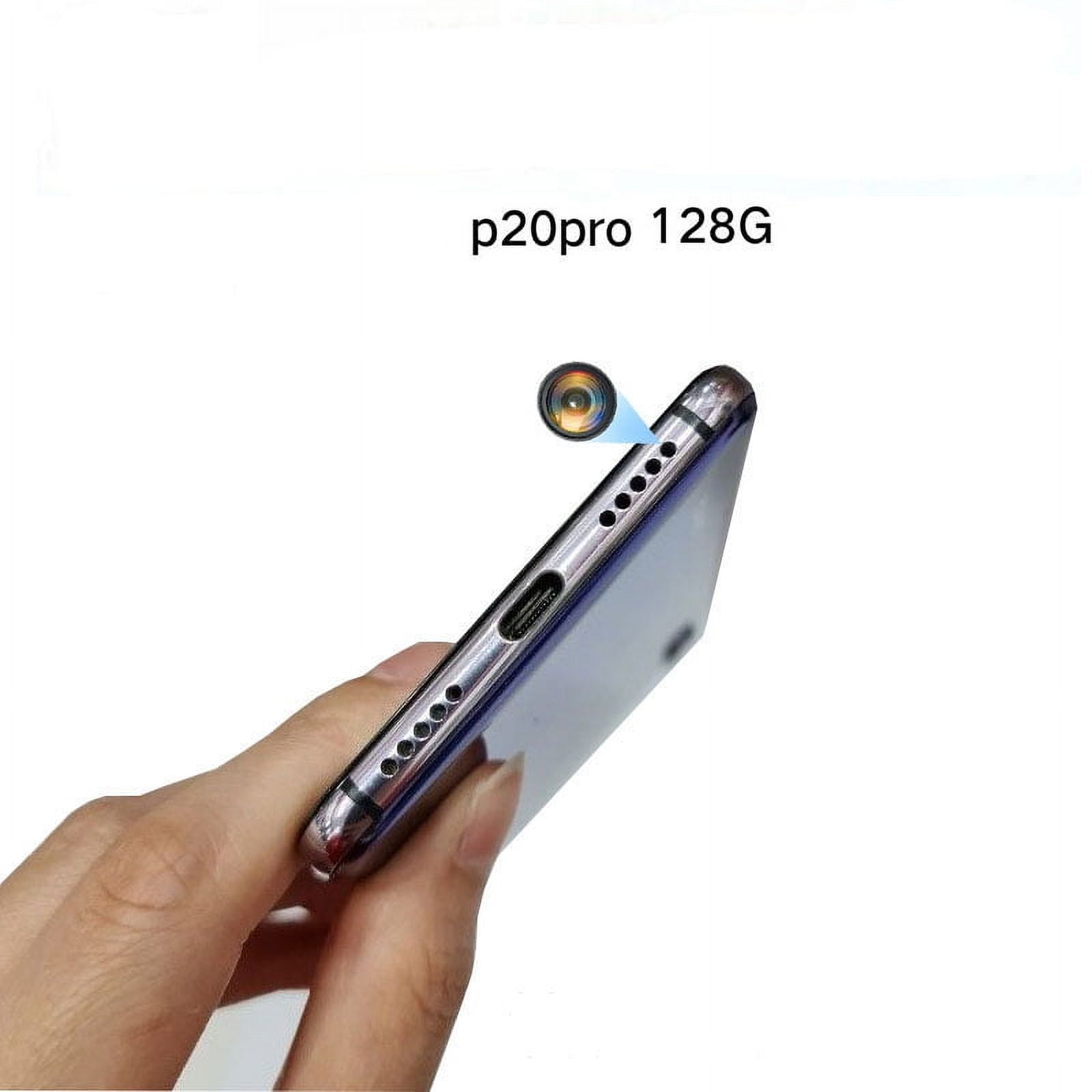 Mobile Phone Spy Camera Hidden Camera - 1080P HD Mini Spy Camera - Small Hidden Camera - Wireless Mini Hidden Camera - Nanny Cam Black 128GB Memory Lock Screen Black Screen Recording