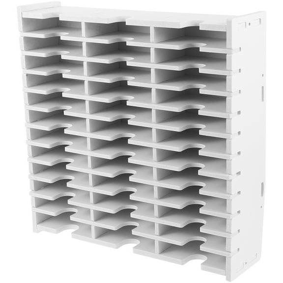 Mobile Phone Storage Box Storage Shelf Disc Case CD Case White Remote Holder for Table CD Carrying Case Office