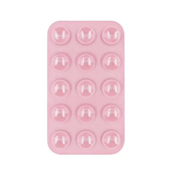 Mobile Phone Suction Cup Stand Mat Silicone Double-Sided Anti-Slip Holder O9 Z3S6