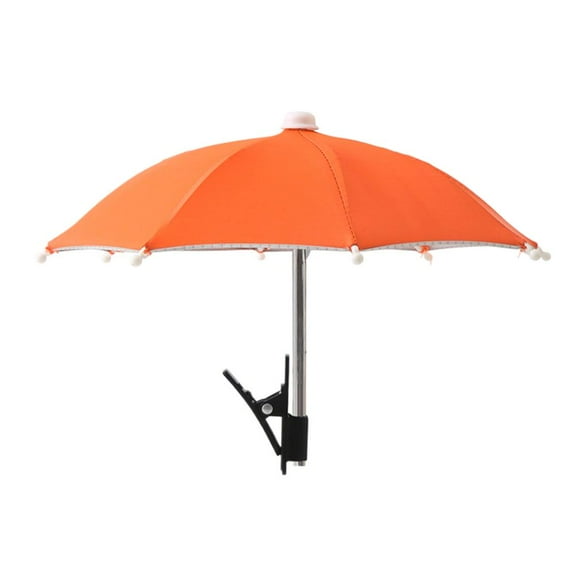 Mobile Phone Sunshade Umbrella Clip Type - Waterproof & UV Protection for Unrestrained Riding