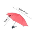 thumbnail image 1 of ​Mobile Phone Umbrella UPF50+ Anti-Reflective Clip-On Sunshade - 11 Inch Bicycle/Car/Vlog Phone Umbrella with Suction Cup, Sunscreen & Rainproof Design for Outdoor Shooting/Vlogging, 1 of 4