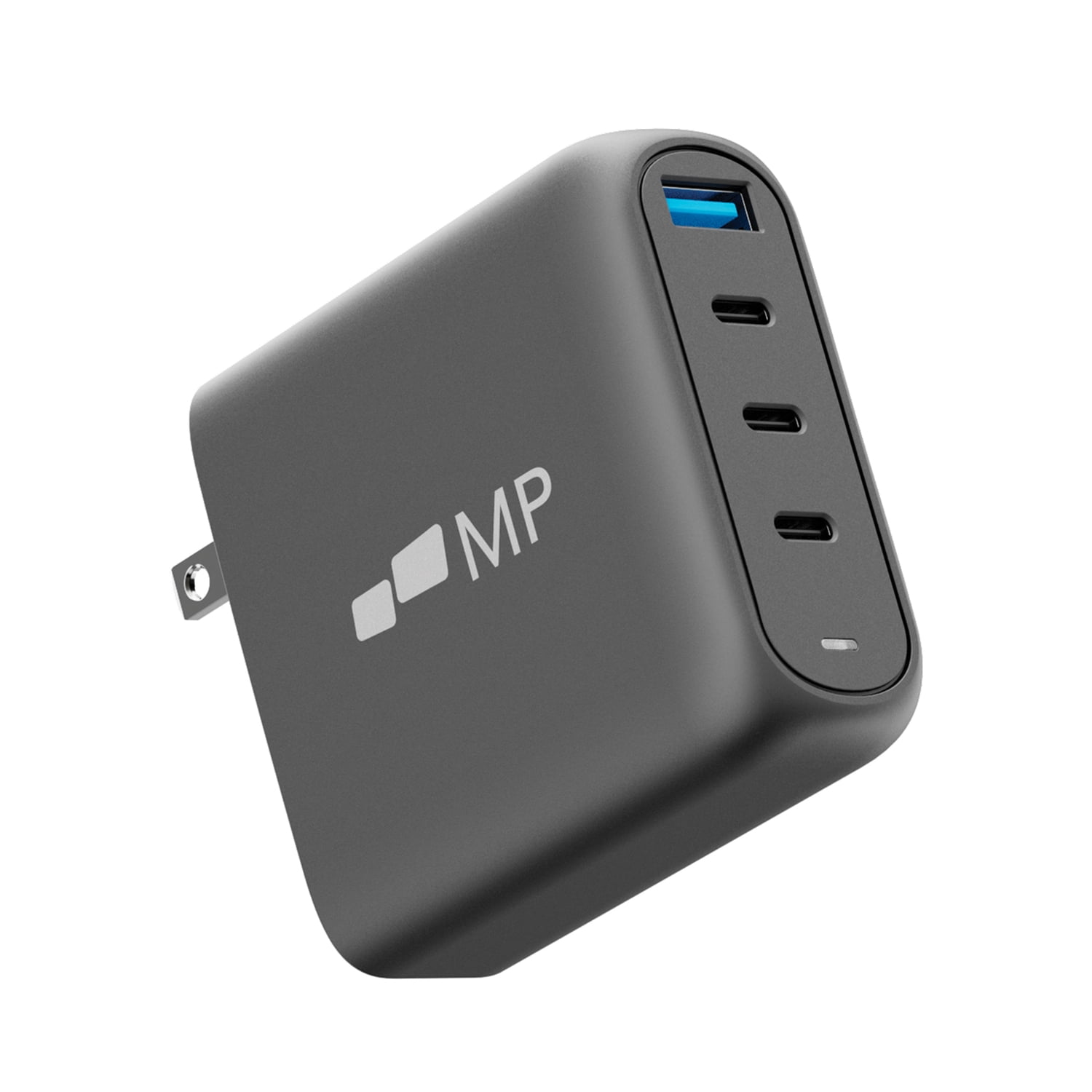 Mobile Pixels 100-Watt USB-C and USB-A Wall Charger, Black, 117-1001P01PT
