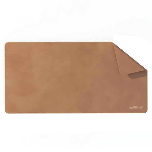 Mobile Pixels 31.5-In. x 15.75-In. PU Leather Desk Mat (Oak Brown), 115-1001P02PT