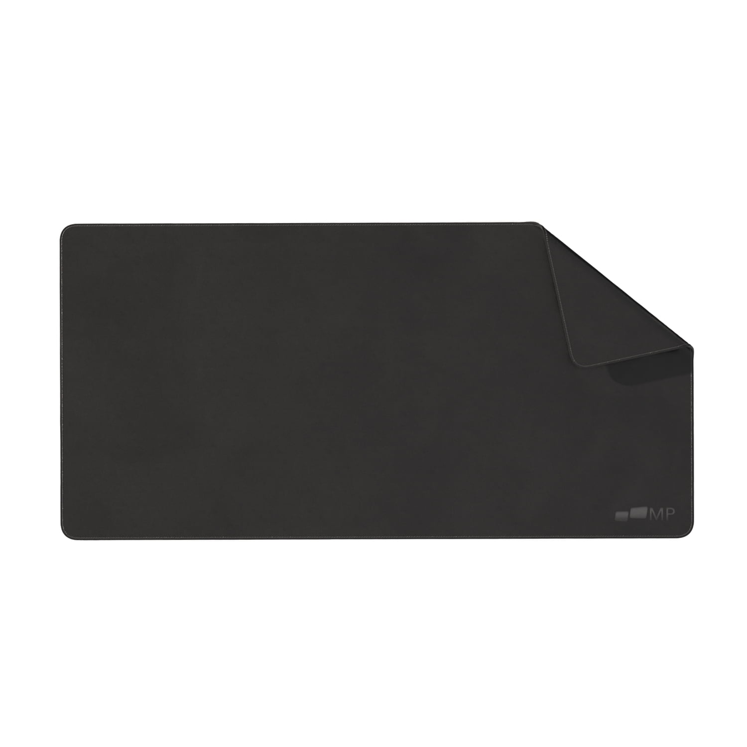 MP 31.5-In. x 15.75-In. PU Leather Desk Mat (Graphite Black), 115-1001P01