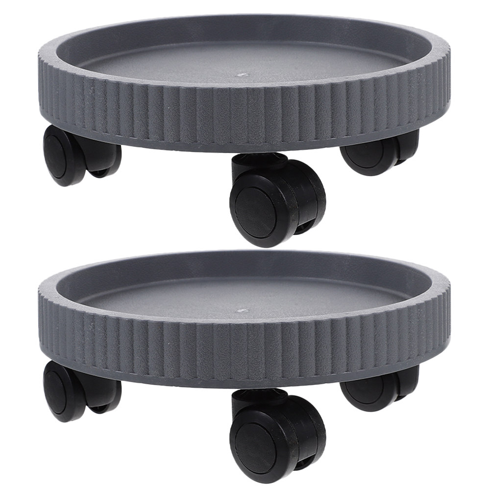 Mobile Pot Base Flowerpot Stand with Wheels Trays Universal Plant