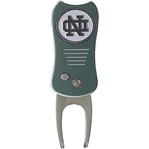 Mobile Pro Shop Switchblade Divot Repair Tool with Logo Printed Removable Magnetic Ball Marker-Best Divot Fixer