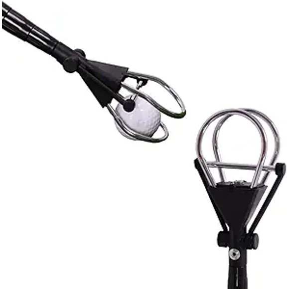 Mobile Pro Shop Golf Ball Retriever Telescopic 12ft Reach | Durable Aluminum Alloy Picker for Water Hazards