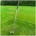 thumbnail image 1 of Mobile Pro Shop World's Premium V-Shaped Golf Club Stand - Durable Stainless Steel Holder Keeps Clubs Clean, Dry & Visible (Gray), 1 of 6