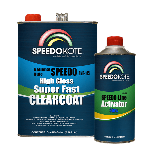 Mobile Refinish Clear Coat High Gloss Super Fast Clearcoat Gallon Kit SMR-105/85