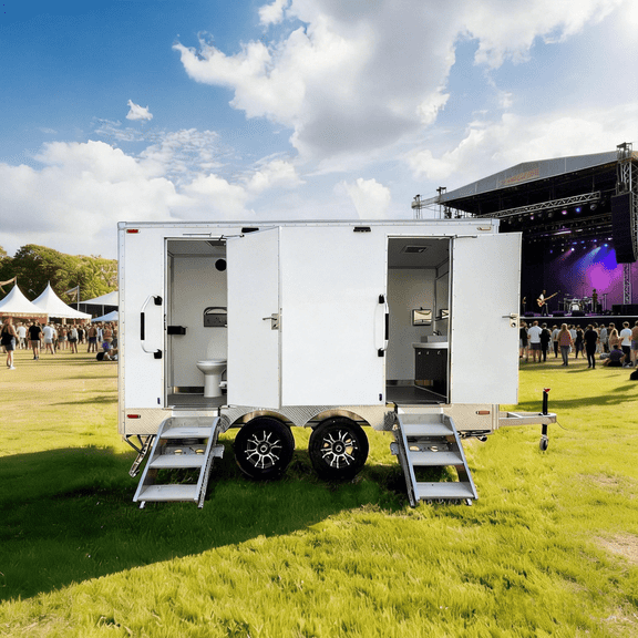 Portable Toilet Trailers for Outdoor Use