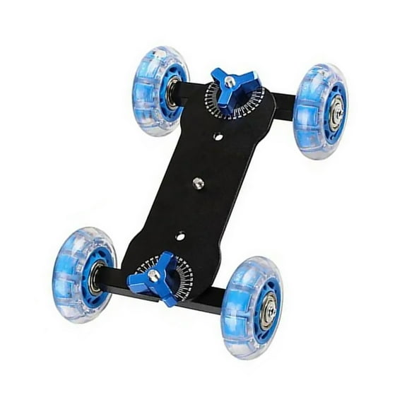 Mobile Rolling Sliding Dolly Stabilizer Skater Slider Articulating Magic Arm Camera Rail Stand Photography Car For Camera