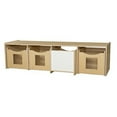thumbnail image 1 of wood designs 990304 mobile rolling storage/bench, 1 of 2
