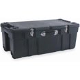 thumbnail image 1 of Mobile Rolling Storage Trunk with Wheels, 17-1/2"W x 37"L x 14"H, Heavy-Duty Plastic, Lockable, Stackable, 1 of 4