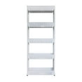 thumbnail image 1 of Mobile Shelving Unit Organizer with 5 Tiers Storage Shelf, Out Pantry Storage Rack for Narrow - Gray, 1 of 8