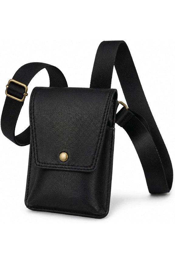 Mobile Sling - Phone Pouch Crossbody with Adjustable Strap, Snap Closure