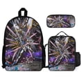 thumbnail image 1 of Mobile Suit Gundam 3 Pcs Backpack Set With Lunch Bag And Pencil Case Casual Bookbag Lunch Box Pencil Box, 1 of 6