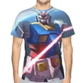 thumbnail image 1 of Mobile Suit Gundam Shirt 3d Printed T Shirt Crewneck Short Sleeve Top Tees For Mens, 1 of 8