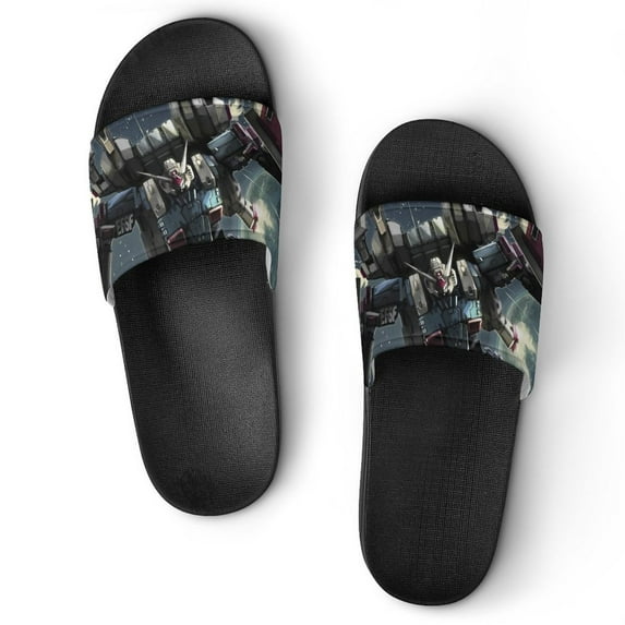 Mobile Suit Gundam Shower Slippers for Women & Men Non-Slip House Shoes Slide Sandals for Bathroom Home Beach Travel Dorm