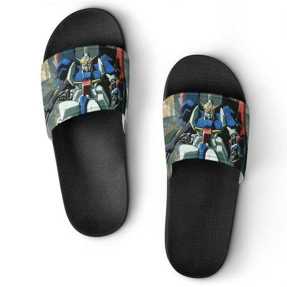 Mobile Suit Gundam Shower Slippers for Women & Men Non-Slip House Shoes Slide Sandals for Bathroom Home Beach Travel Dorm