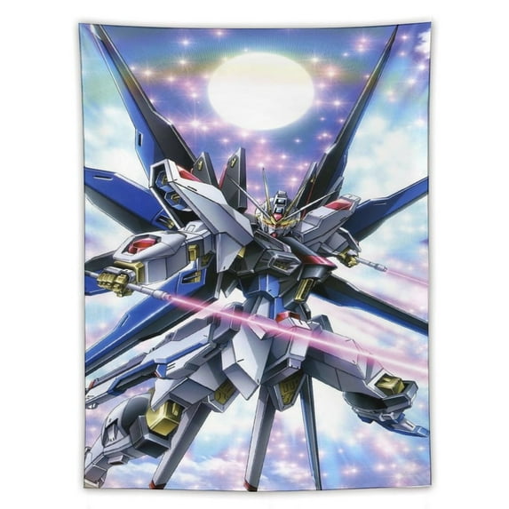 Mobile Suit Gundam Tapestry Wall Hanging Wall Art Decor Wall Tapestry for Living Room Bedroom Dorm 60"x80"