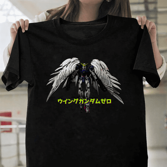 Mobile Suit Gundam Wing Endless Waltz Anime Unisex T-Shirt, up to size 3XL.