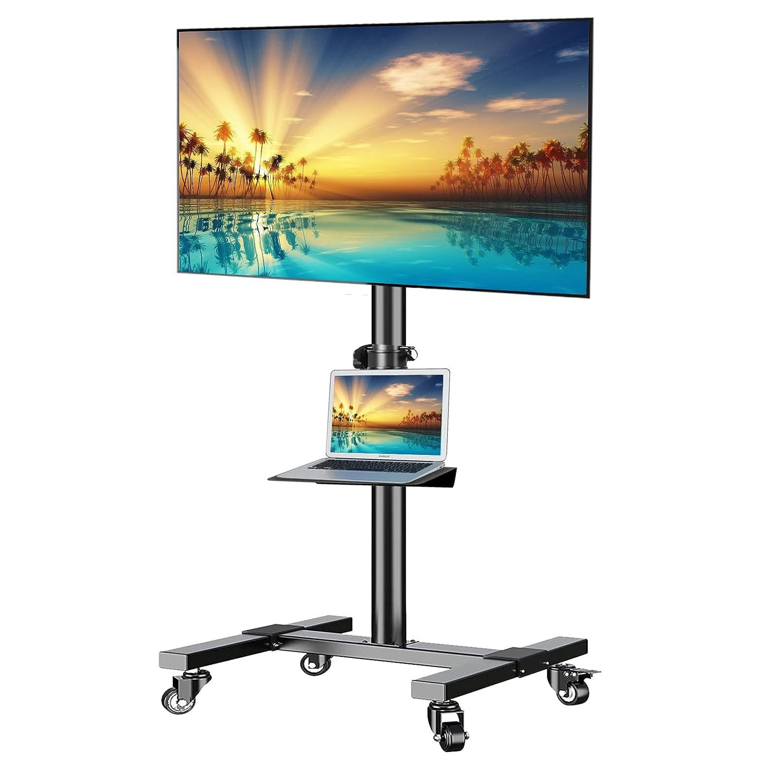 Mobile TV Cart for 2360 Inch LCD LED OLED Flat Curved Screen TVs