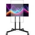 Mobile TV Cart for 3275 Inch Screens, Rolling Stand with Tilting and