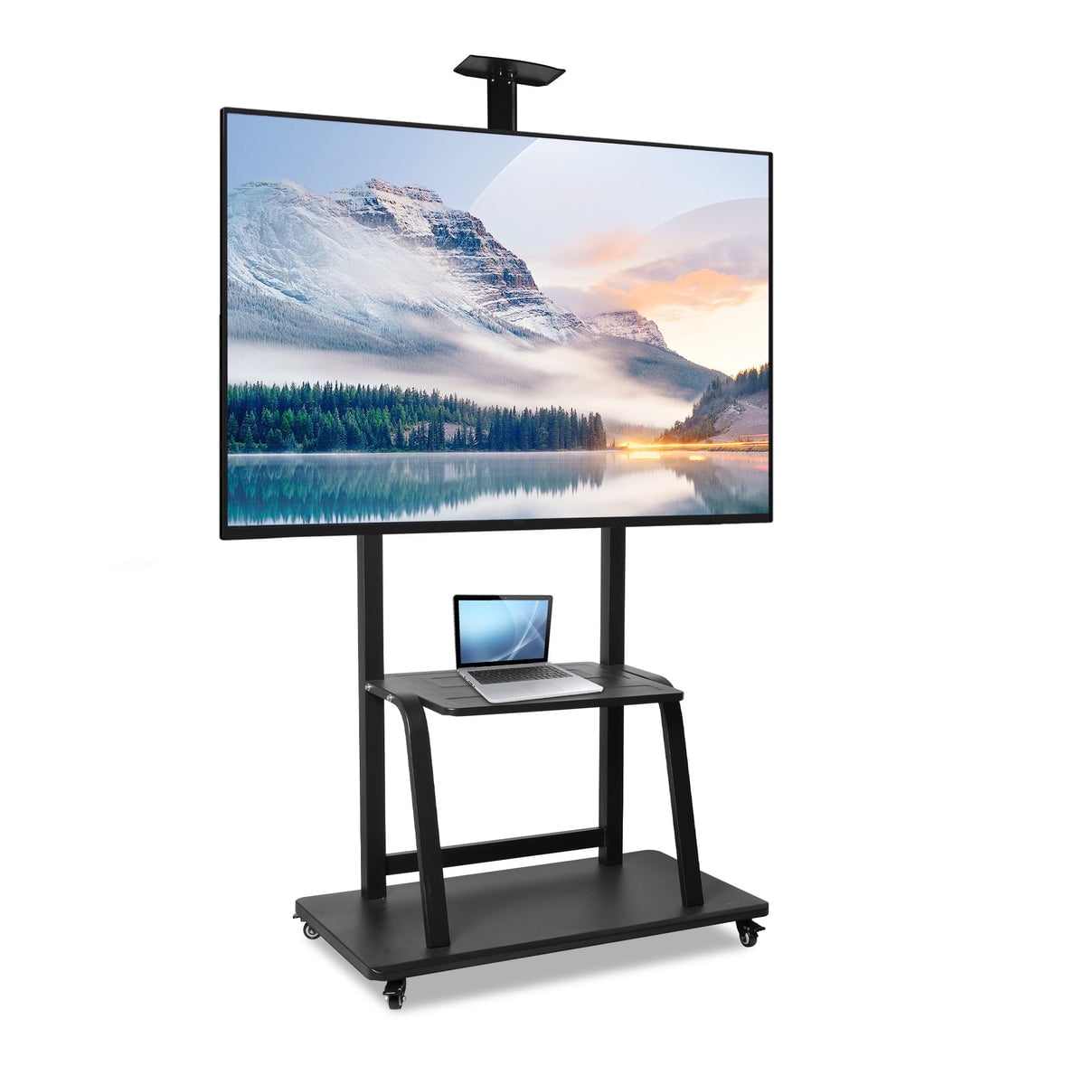 Mobile TV Stand with Wheels for 42100 Inch Flat Screen TVs Portable