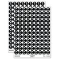 thumbnail image 1 of Mobile Tablet Phone Heart Text Message 200+ Round Stickers - Black - Matte Finish - 0.50" Size, 1 of 3
