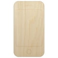 thumbnail image 1 of Mobile Tablet Phone Wood Shape Unfinished Piece Cutout Craft DIY Projects - 6.25 Inch Size - 1/8 Inch Thick, 1 of 7