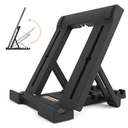 Mobile Tablet Stand for iPad, Adjustable Non-Slip Base Foldable Tablet Holder for Desk Compatible with Apple iPad, Samsung Galaxy, and Amazon Kindle Fire Tablets